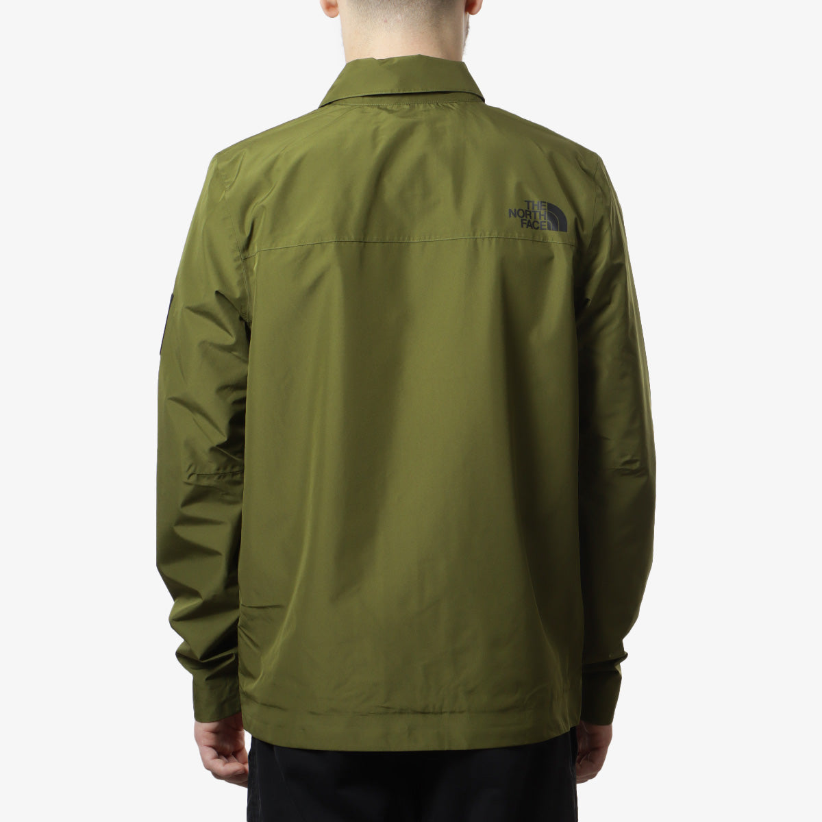 The North Face Amos Tech Overshirt, Forest Olive, Detail Shot 4