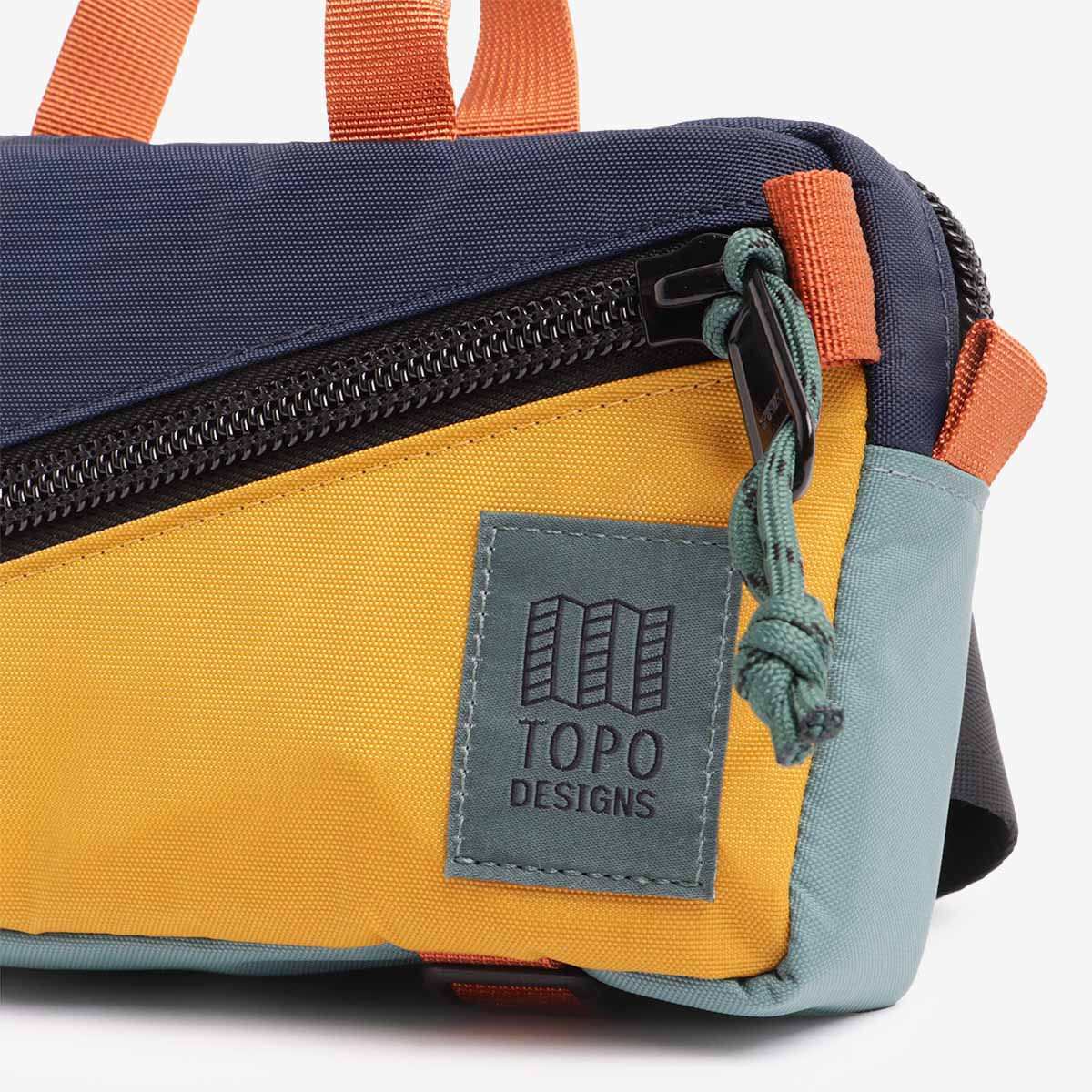 Topo Designs Mini Quick Pack, Navy/Mustard, Detail Shot 2