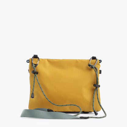 Topo Designs Mountain Accessory Shoulder Bag, Mustard/Dark Khaki, Detail Shot 4
