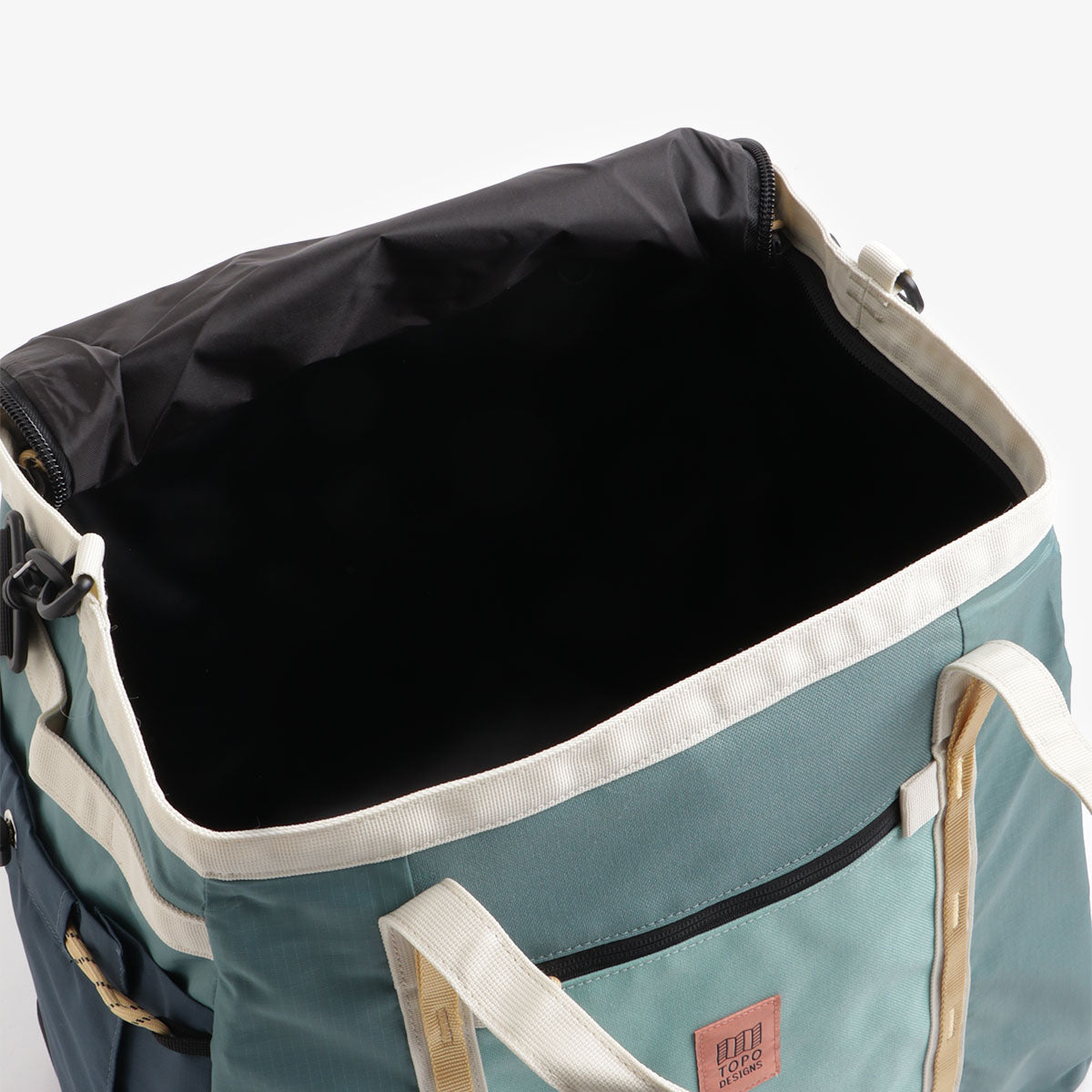 Topo Designs Mountain Gear Bag, Geode Green/Sea Pine, Detail Shot 4