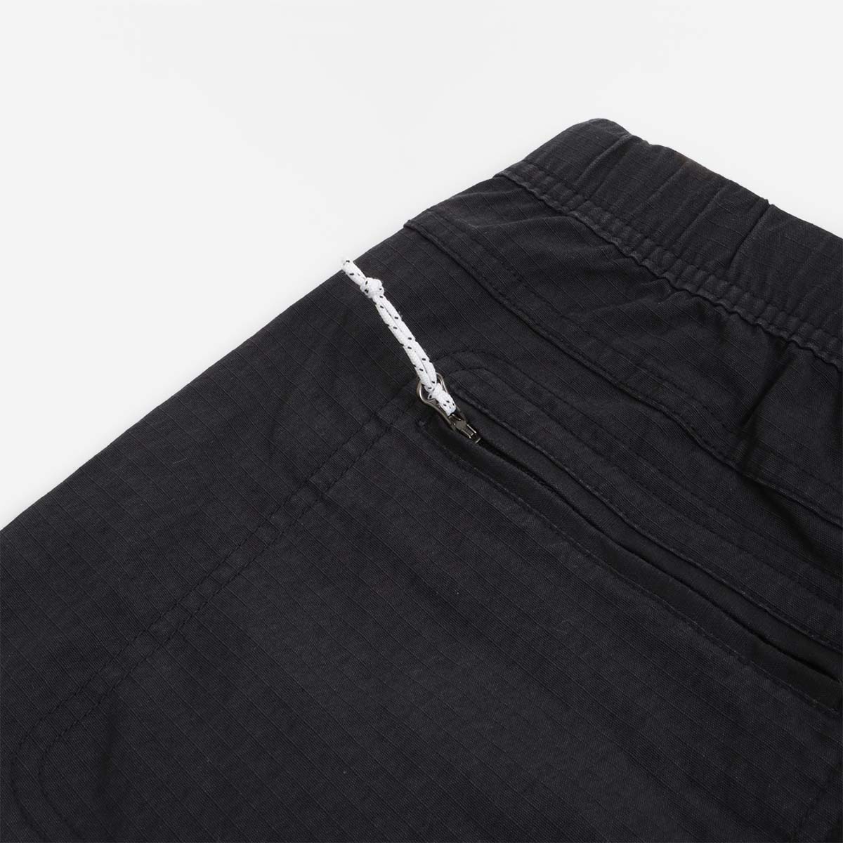 Topo Designs Mountain Ripstop Shorts, Black, Detail Shot 6