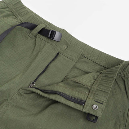Topo Designs Mountain Ripstop Shorts, Olive, Detail Shot 4