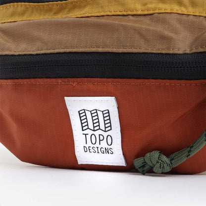 Topo Designs Mountain Waist Pack, Mustard/Clay, Detail Shot 2