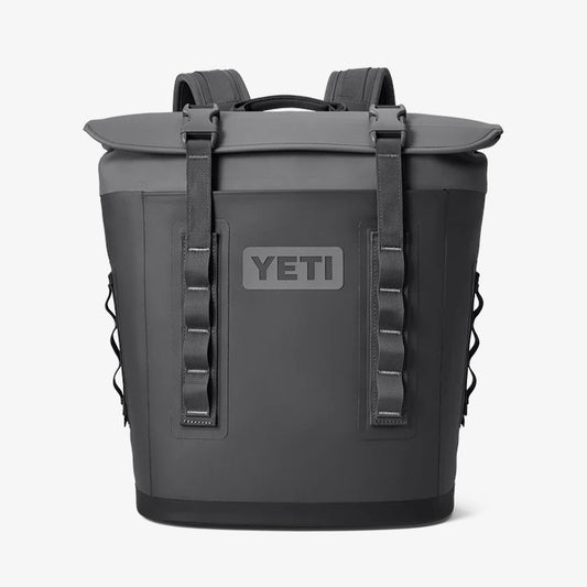 YETI Hopper M12 Soft Backpack Cooler, Charcoal, Detail Shot 1