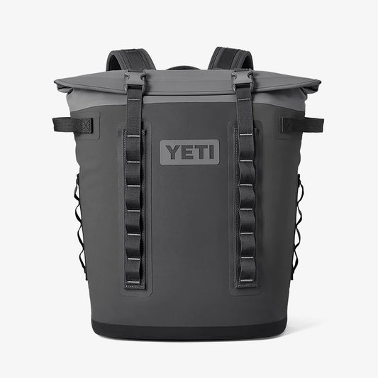 YETI Hopper M20 Soft Backpack Cooler, Charcoal, Detail Shot 1