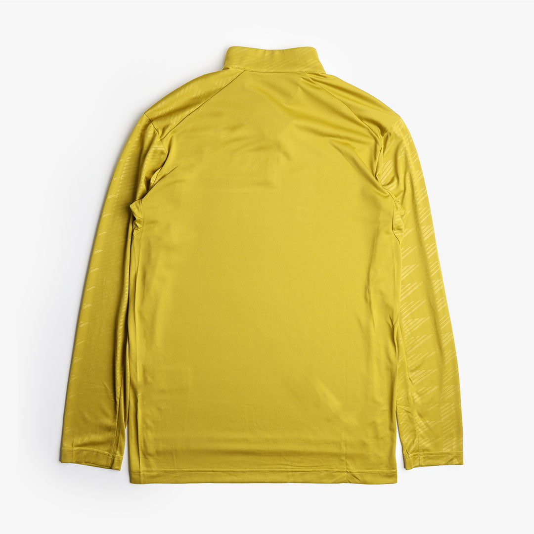 Adidas Originals Terrex Multi Half Zip Long Sleeve T-shirt, Pulse Olive, Detail Shot 2