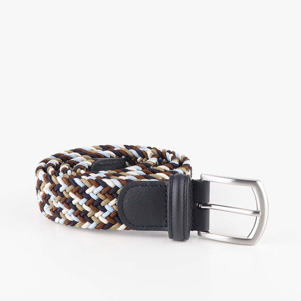 Anderson\'s Classic Woven Belt - Navy/Brown/Multi – Urban Industry