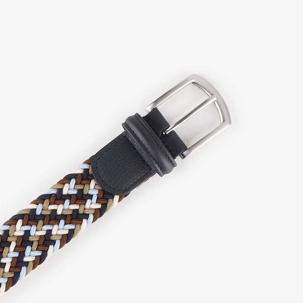 Anderson's Classic Woven Belt - Navy/Brown/Multi – Urban Industry
