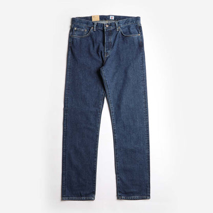 Edwin Loose Straight Yoshiko 12.6oz Left Hand Denim Jeans, Akira Wash, Detail Shot 2