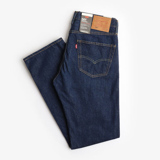 Levis 501 Original Fit Jeans, One Wash, Detail Shot 1