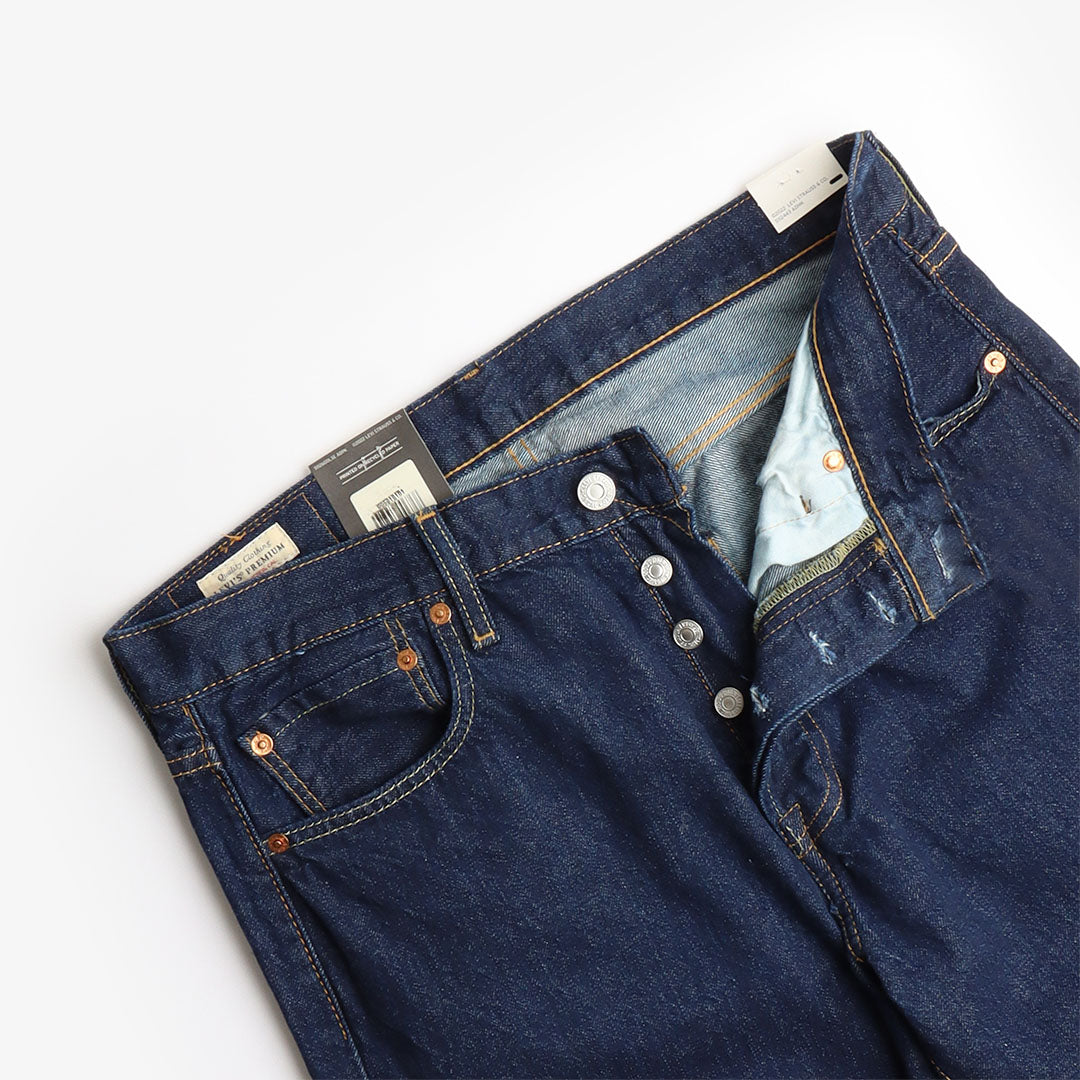 Levis 501 Original Fit Jeans, One Wash, Detail Shot 4