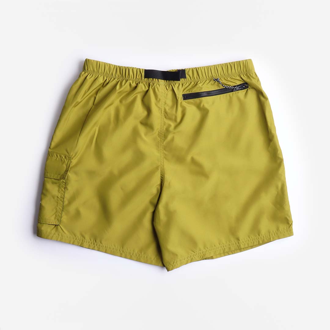 Nike Swim Belted Packable 5" Shorts, Moss, Detail Shot 2