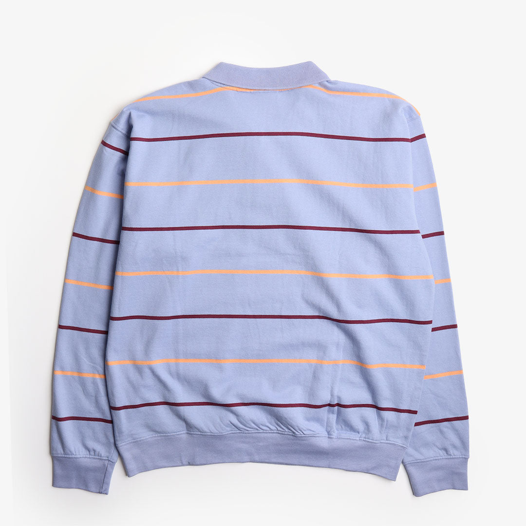 OBEY Complete Polo Sweatshirt, Digital Violet Multi, Detail Shot 2