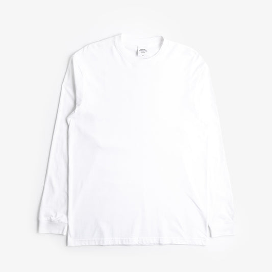 Urban Industry Organic Long Sleeve T-Shirt, White, Detail Shot 1