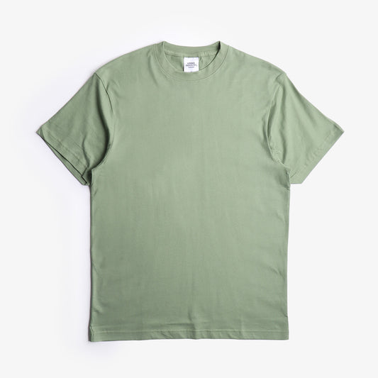 Urban Industry Organic T-Shirt, Olive Green, Detail Shot 1