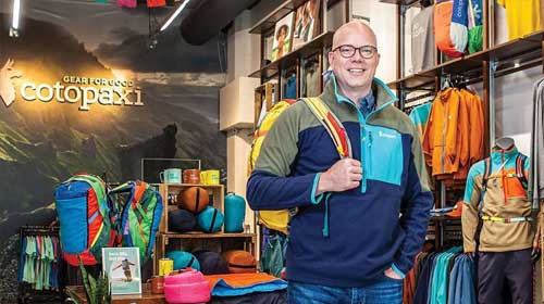 Davis Smith, CEO of Cotopaxi
