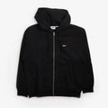 OBEY Established Works Bold Zip Hoodie II in Black, front view