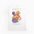 OBEY Flores Robus T-Shirt in White, back print
