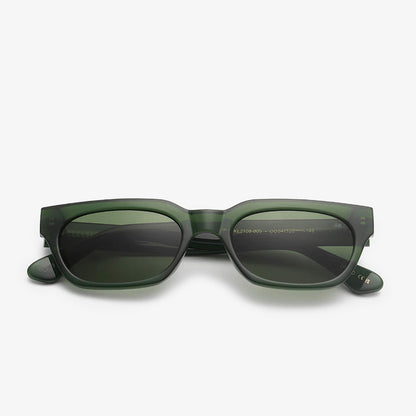 A. Kjaerbede Bror Sunglasses, Dark Green Transparent, Detail Shot 4