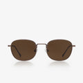 A. Kjaerbede Hello Sunglasses, Matte Brown, Detail Shot 1