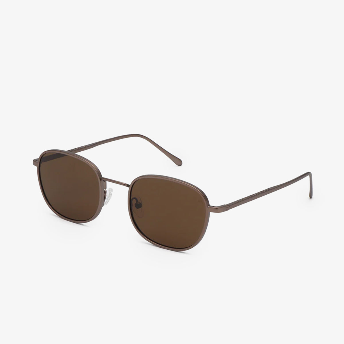 A. Kjaerbede Hello Sunglasses, Matte Brown, Detail Shot 2