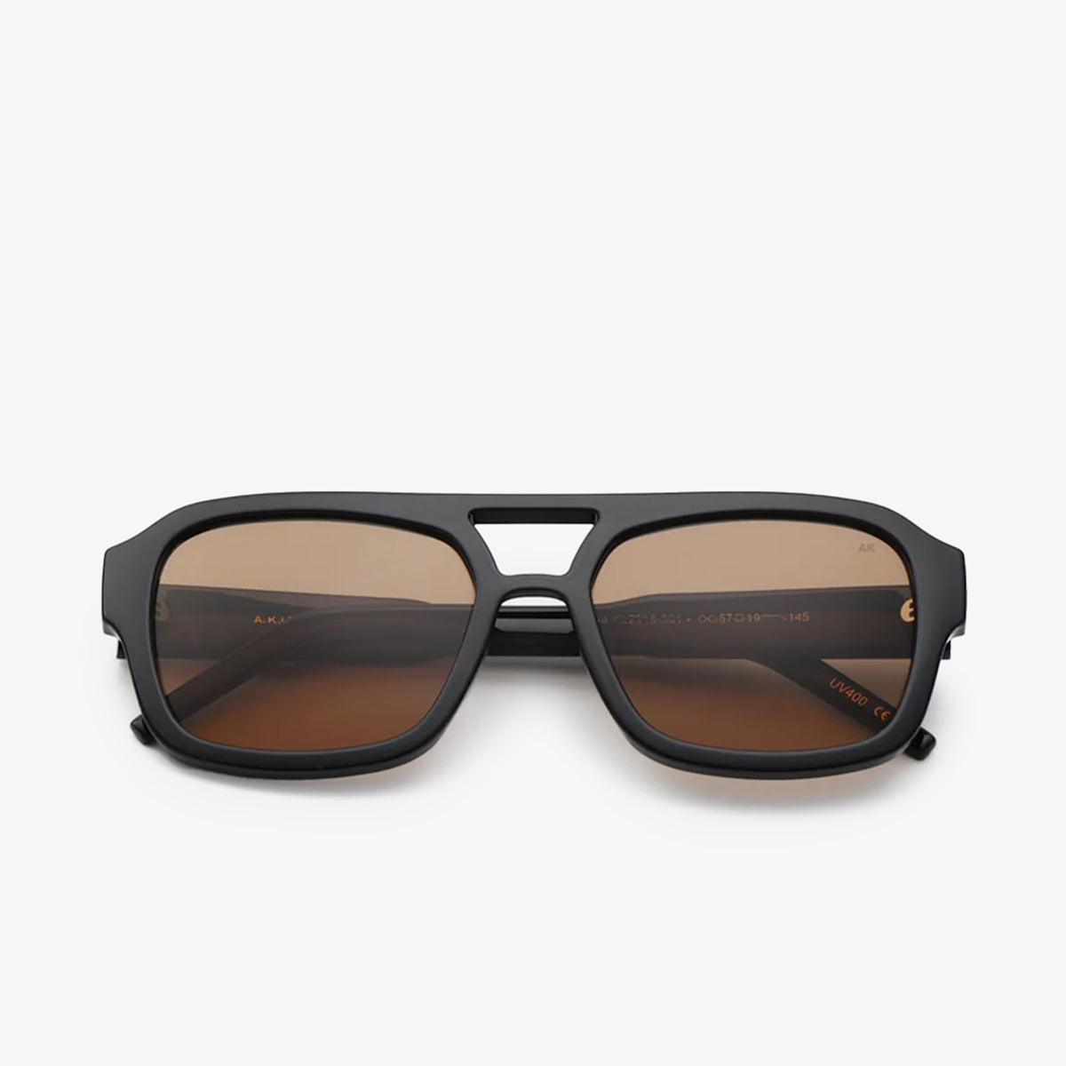 A. Kjaerbede Kaya Sunglasses, Black, Detail Shot 4