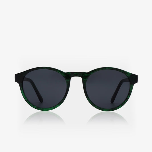 A. Kjaerbede Marvin Sunglasses, Green Marble Transparent, Detail Shot 1