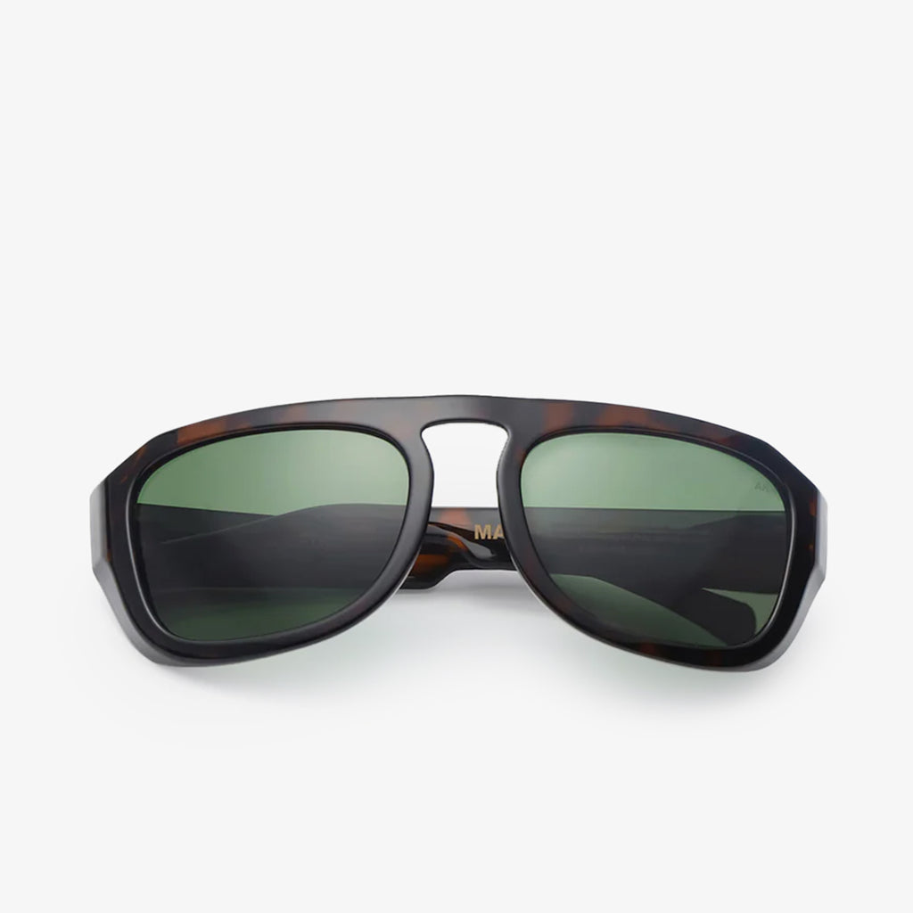 A. Kjaerbede Max Sunglasses, Demi Tortoise, Detail Shot 3