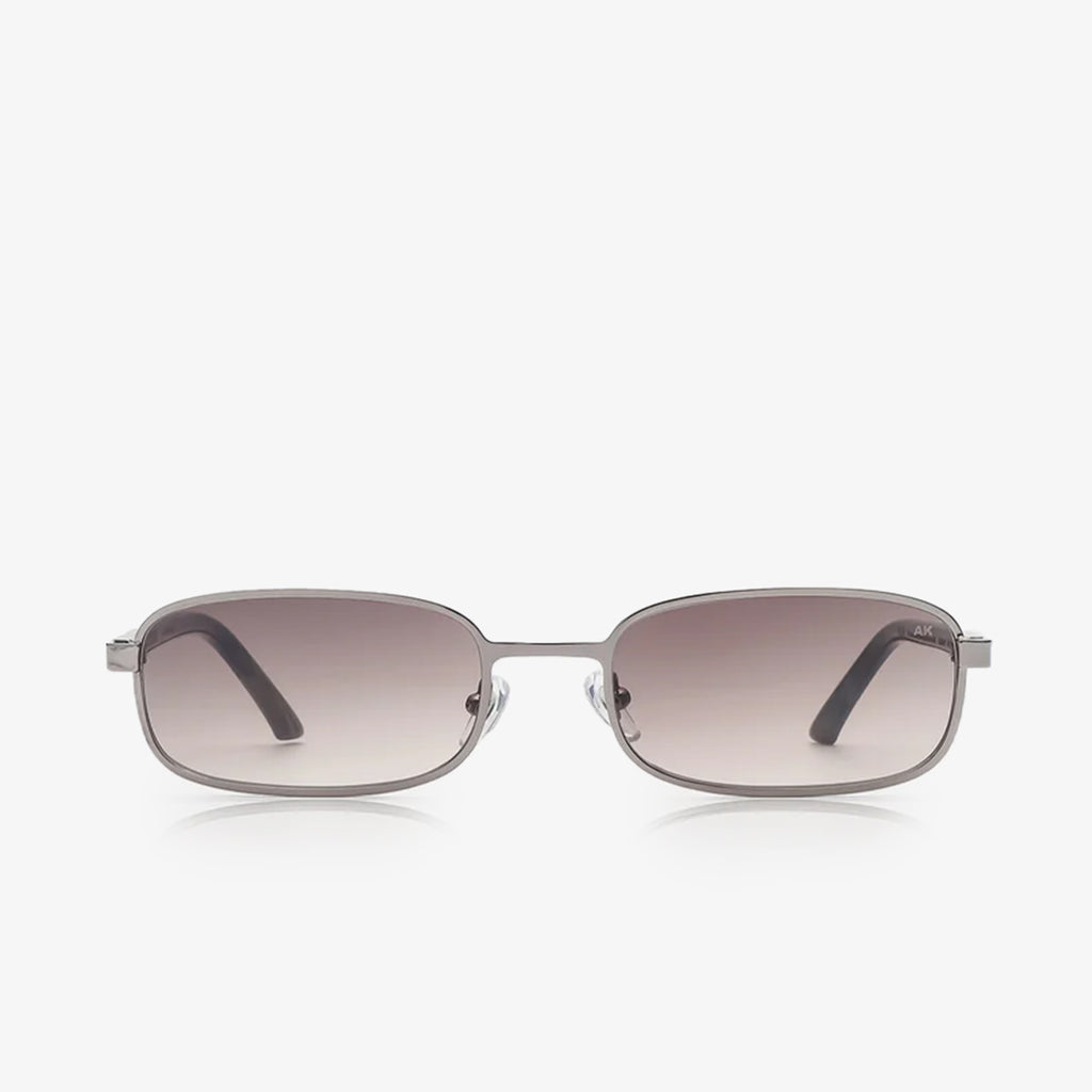 A. Kjaerbede Noah Sunglasses, Silver Striped Horn, Detail Shot 1