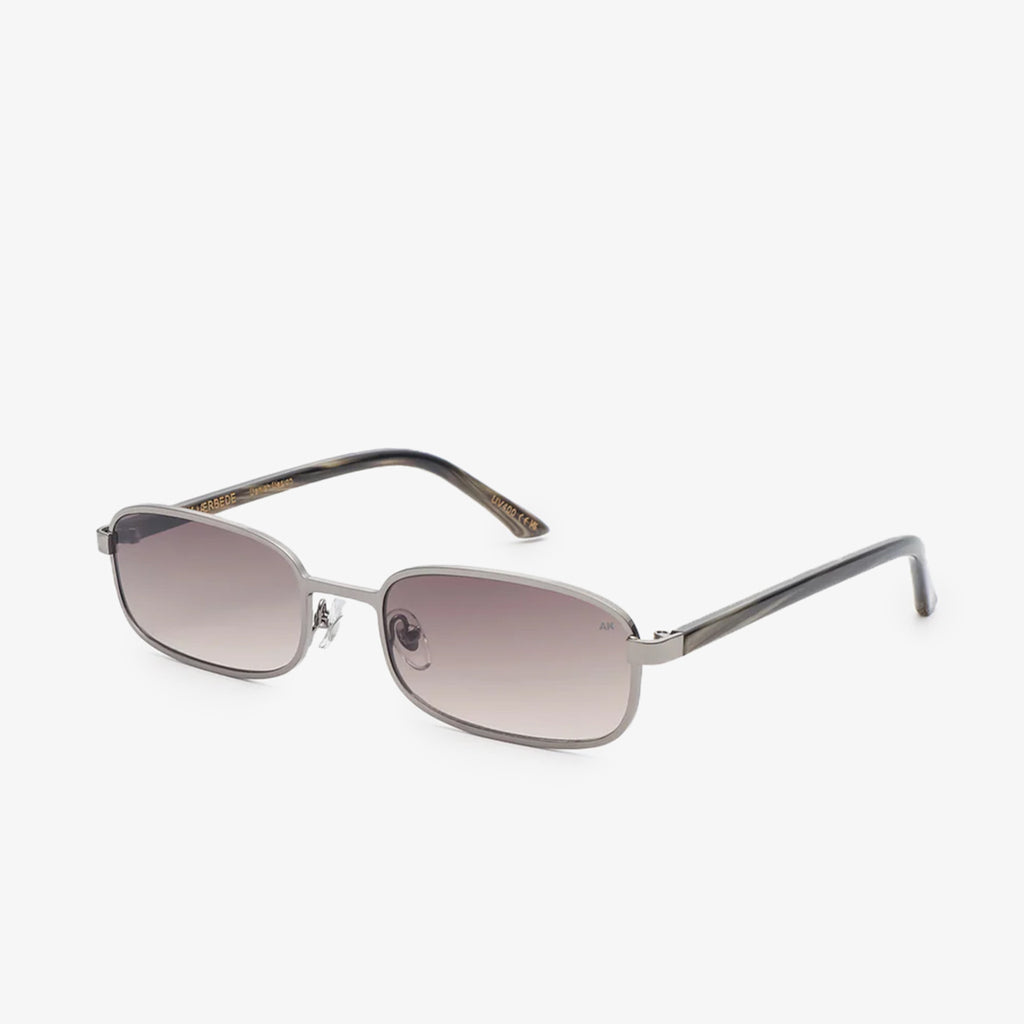 A. Kjaerbede Noah Sunglasses, Silver Striped Horn, Detail Shot 2