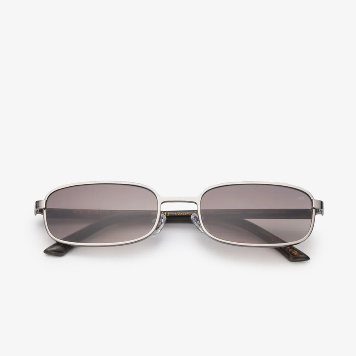 A. Kjaerbede Noah Sunglasses, Silver Striped Horn, Detail Shot 3