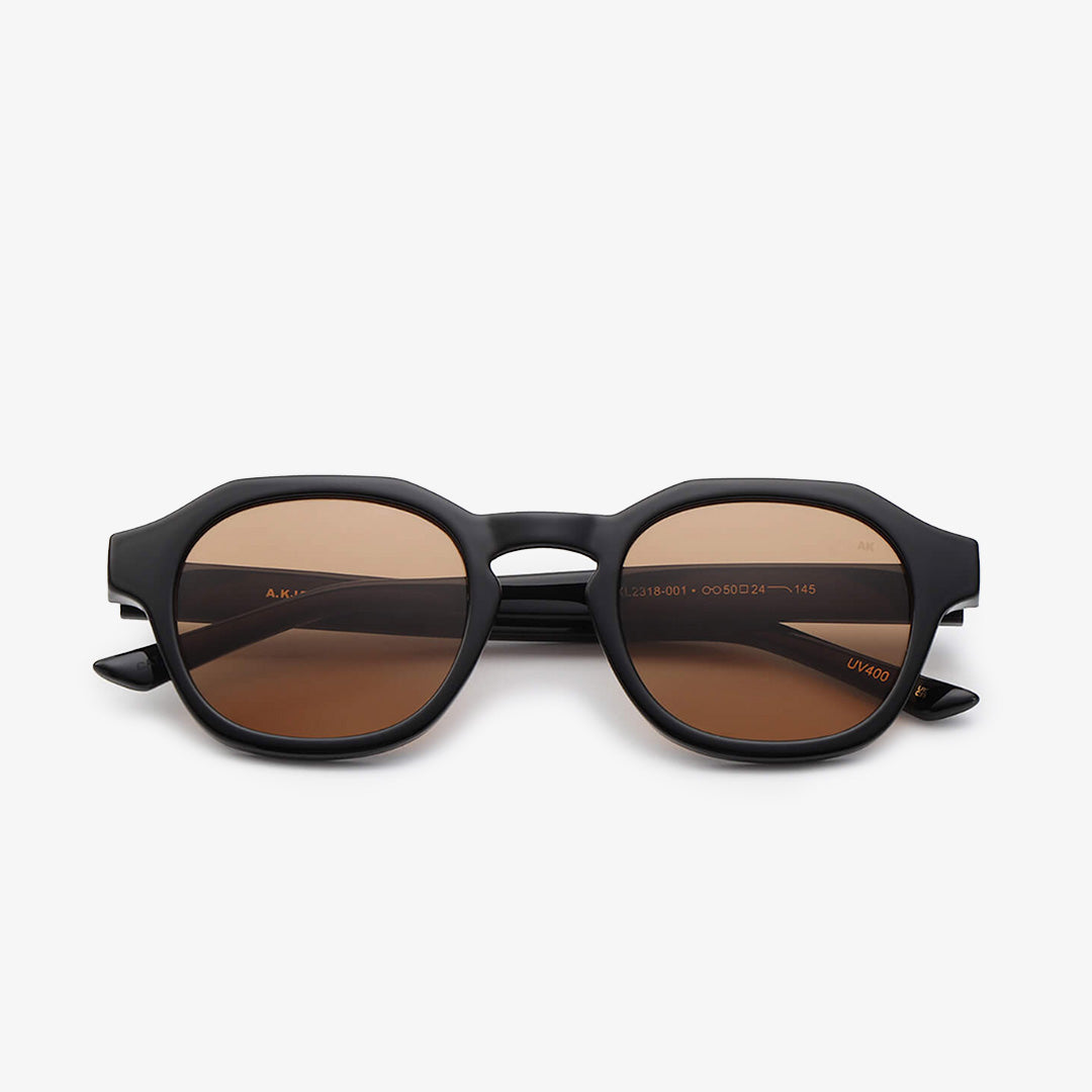 A. Kjaerbede Zan Sunglasses, Black, Detail Shot 4