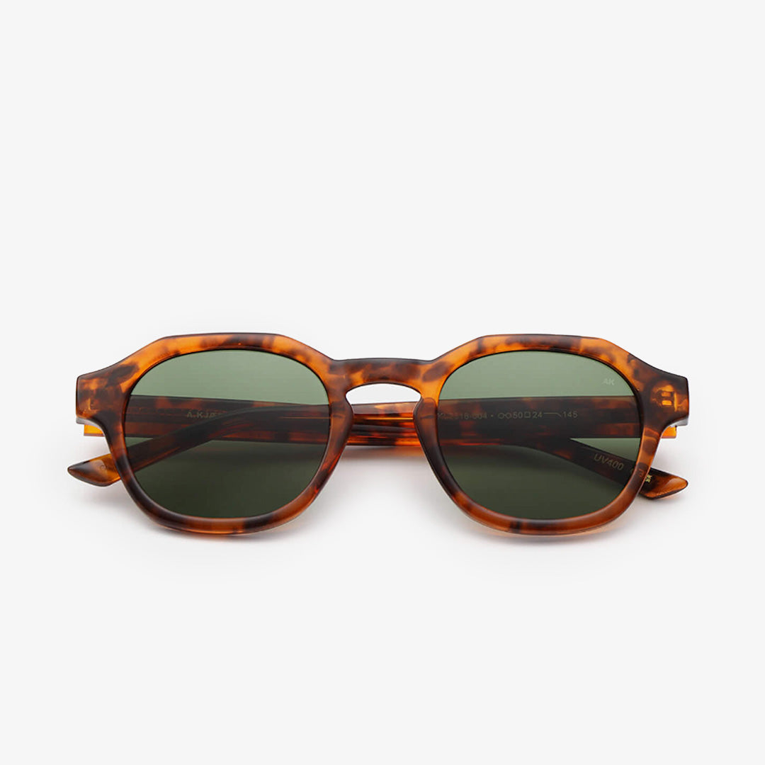 A. Kjaerbede Zan Sunglasses, Havana, Detail Shot 4