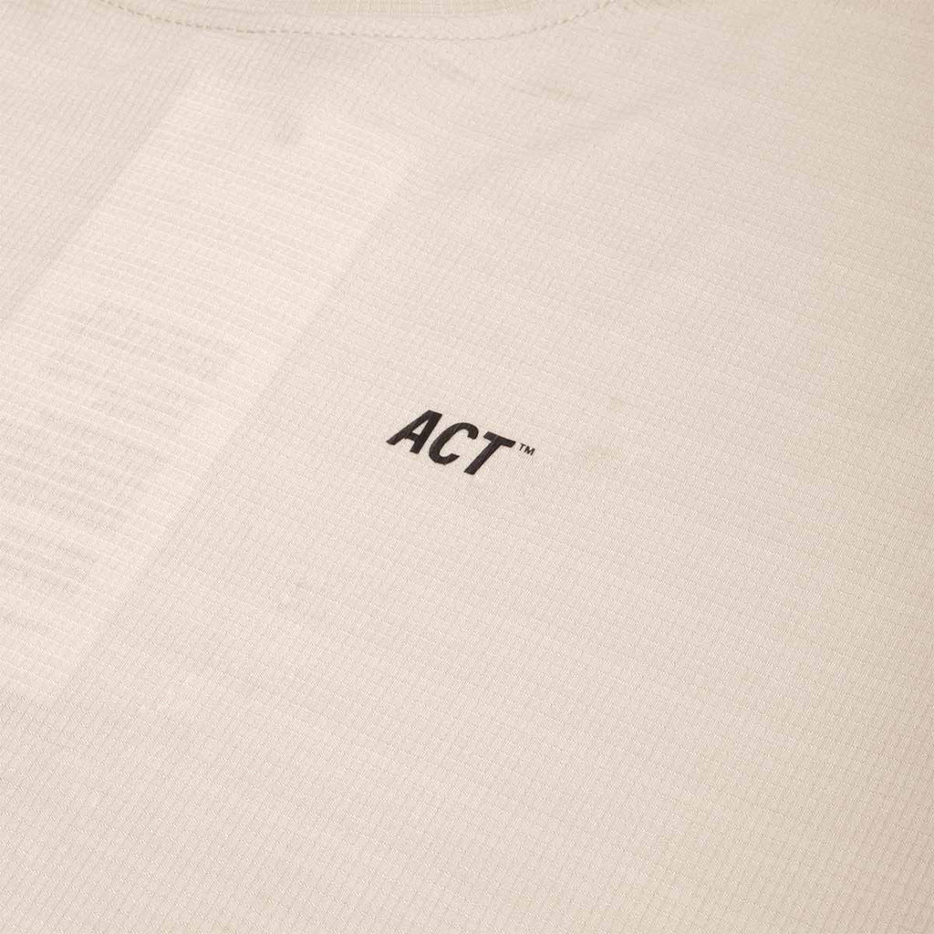 ACT BioPerf T-Shirt, Beige, Detail Shot 2