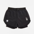ACT ShellLight 2-in-1 Shorts, Black, Detail Shot 1