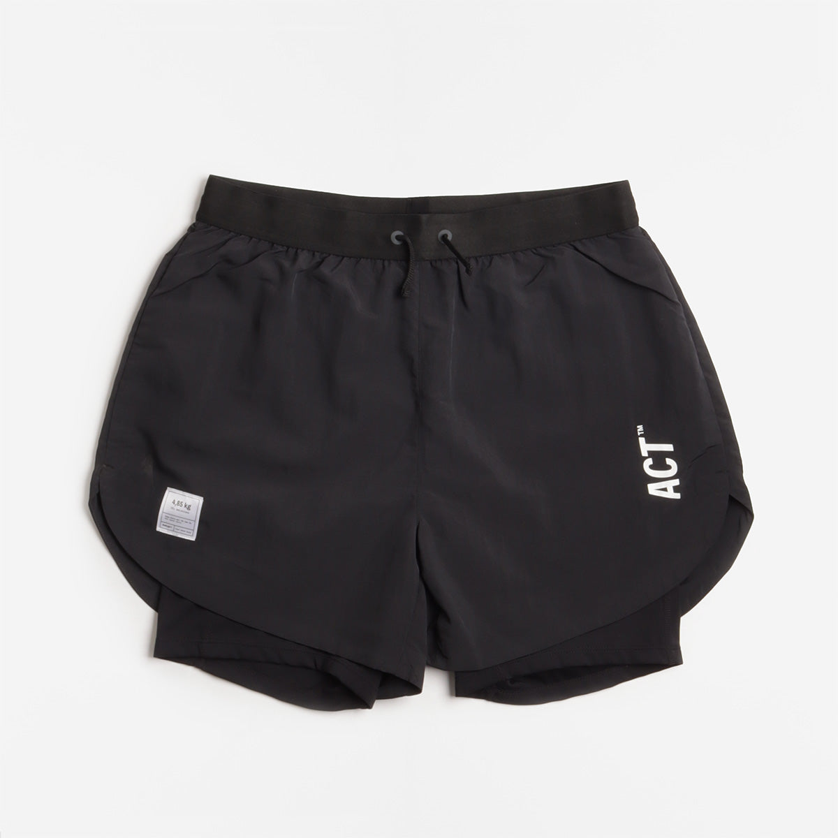 main ACT ShellLight 2-in-1 Shorts, Black, Detail Shot 1