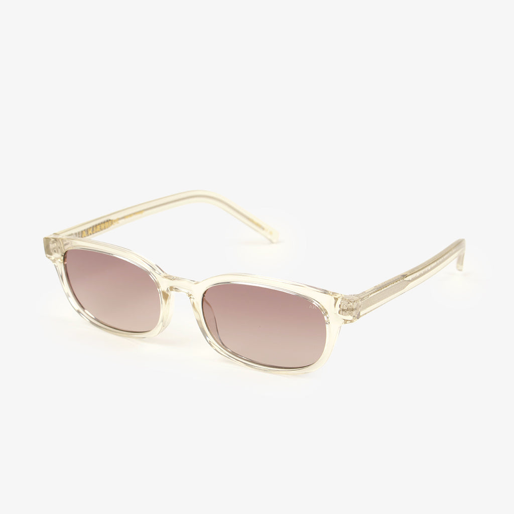 A. Kjaerbede Charlie Sunglasses, Ecru Transparent, Detail Shot 2