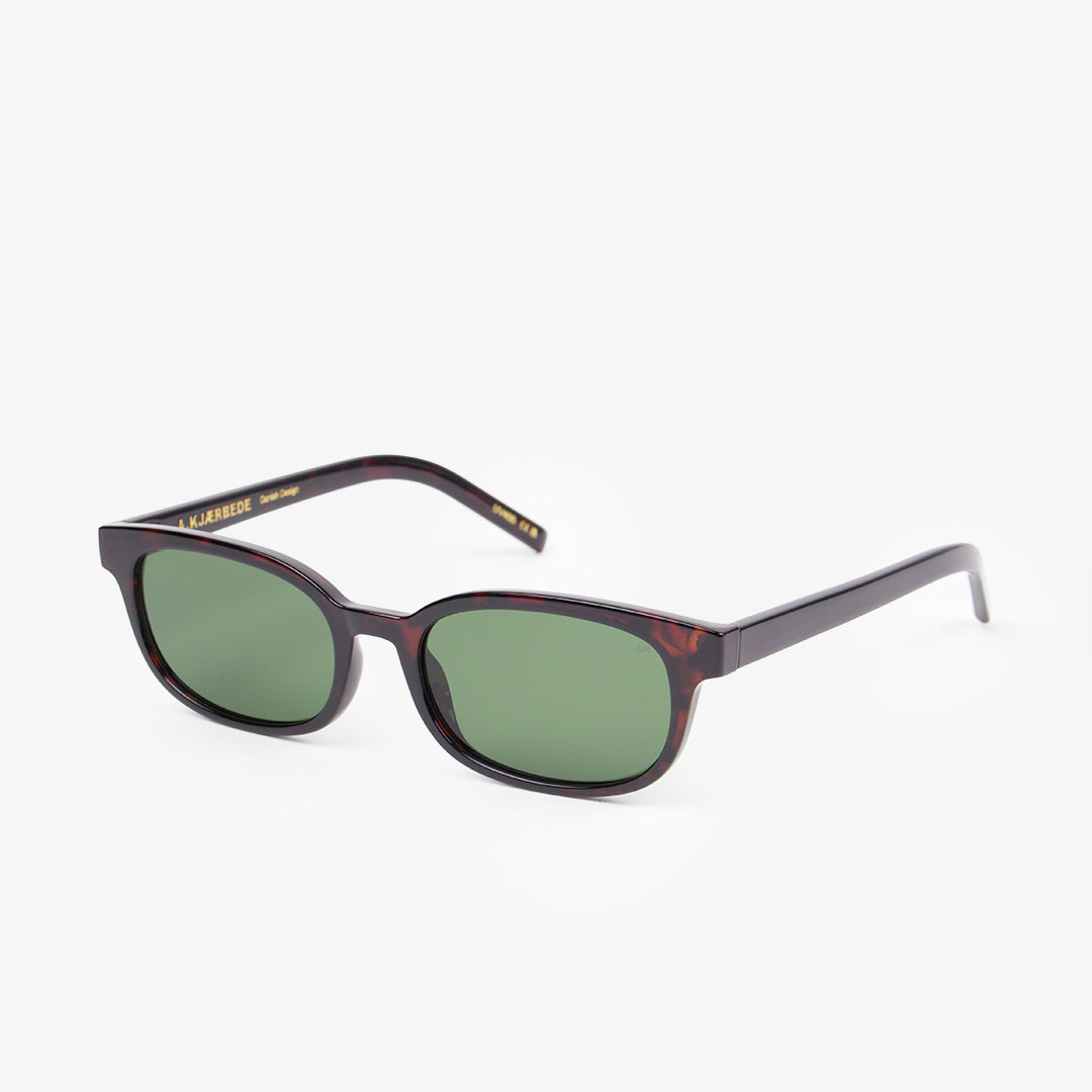 A. Kjaerbede Charlie Sunglasses, Demi Tortoise, Detail Shot 2