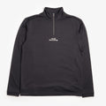 Acid Running Logo Quarter Zip Jacket, Black, Detail Shot 1