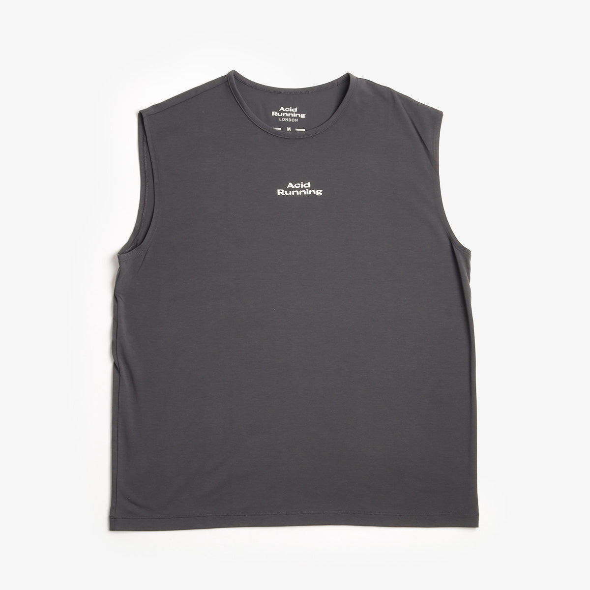 Acid Running Logo Tank, Graphite, Detail Shot 1