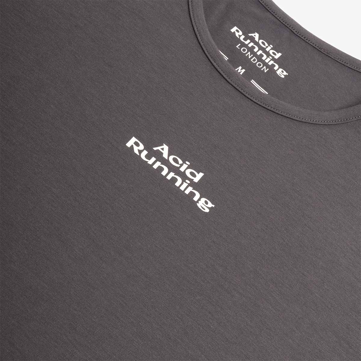 main Acid Running Logo Tank, Graphite, Detail Shot 2