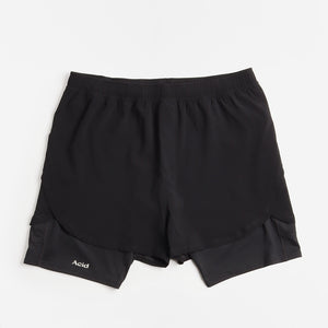 Acid Running 2-in-1 Shorts - Black