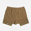 Acid Running 2-in-1 Shorts, Dark Olive, Detail Shot 1