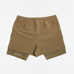 thumbnail Acid Running 2-in-1 Shorts, Dark Olive, Detail Shot 3