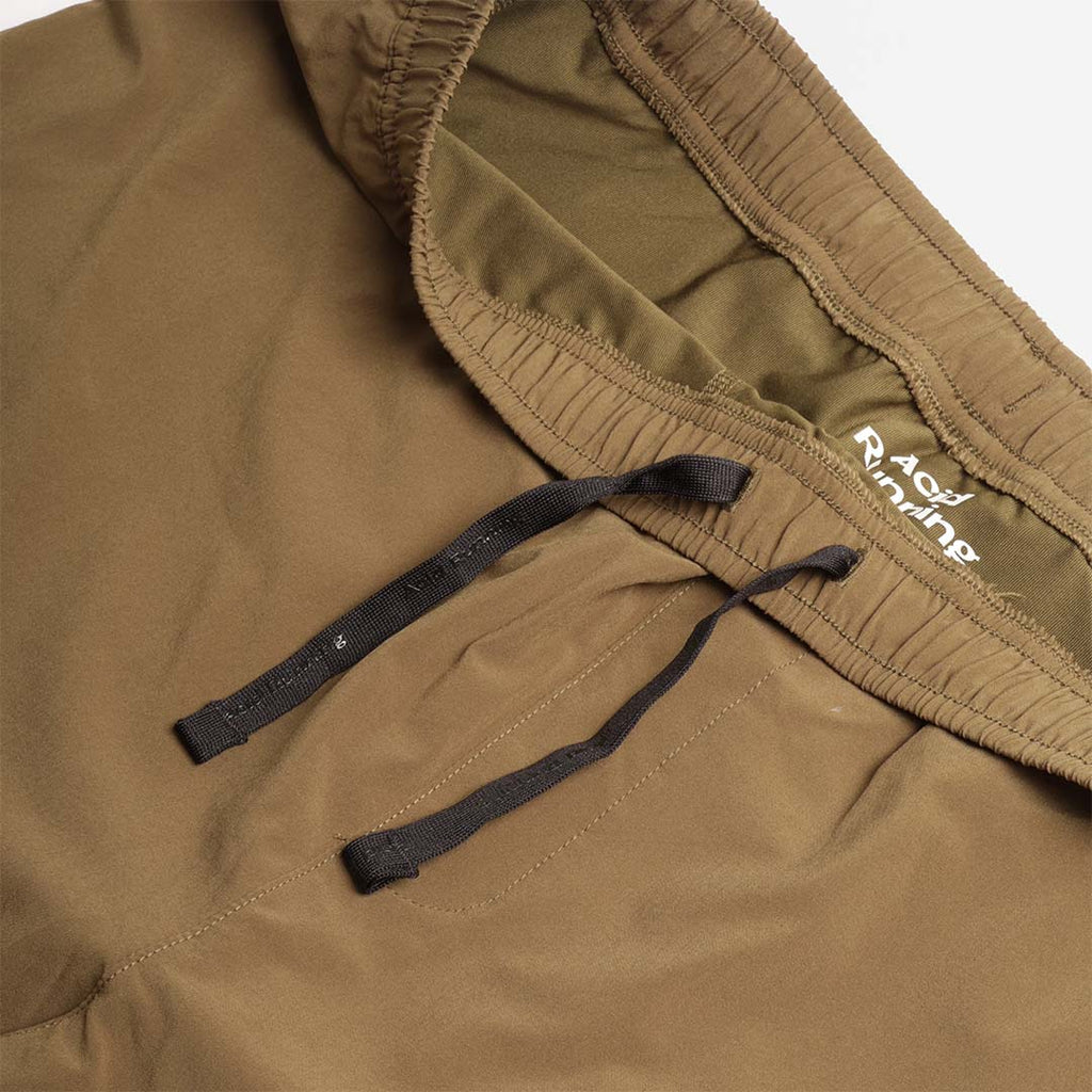 Acid Running 2-in-1 Shorts, Dark Olive, Detail Shot 4