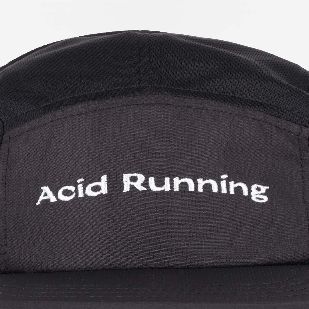 Acid Running x Fractel Cap, Black, Detail Shot 2