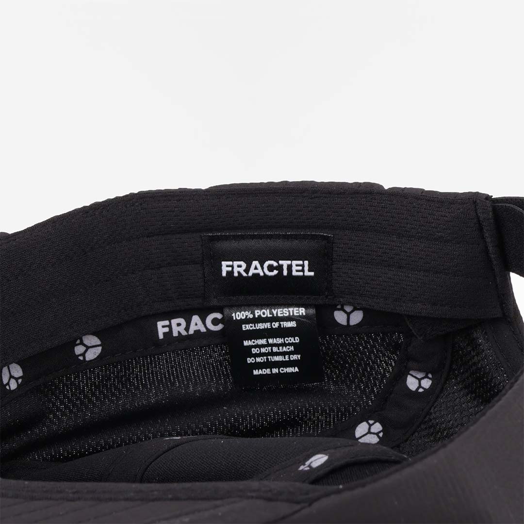 Acid Running x Fractel Cap, Black, Detail Shot 5