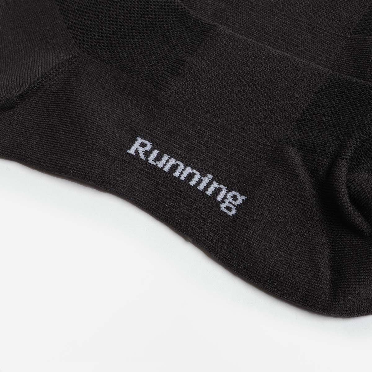 Acid Running Logo Socks, Black, Detail Shot 4