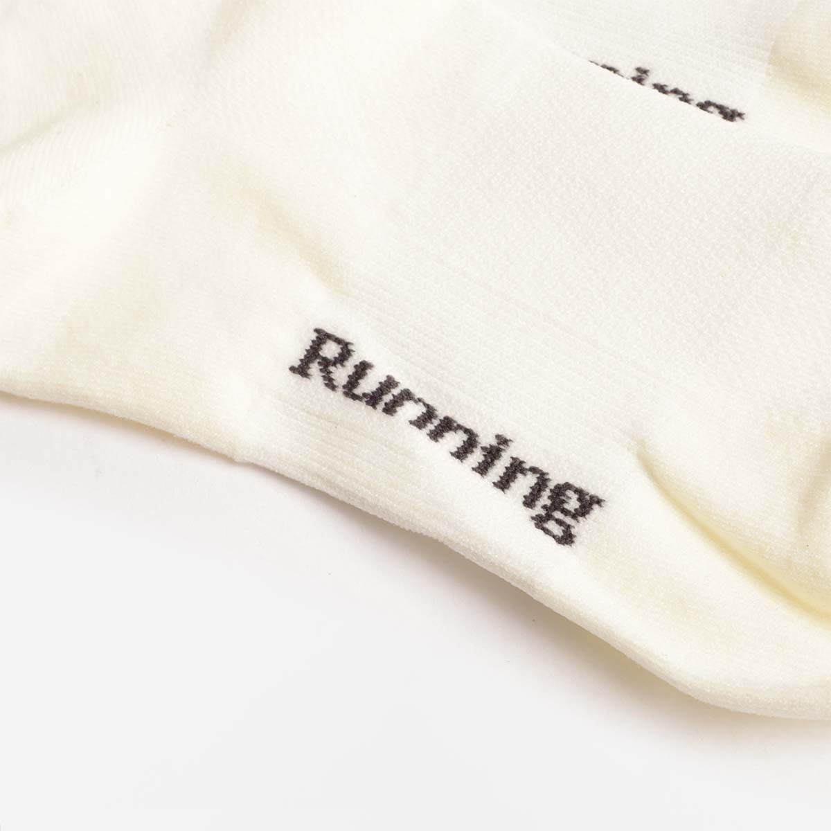 Acid Running Logo Socks, Bone, Detail Shot 4