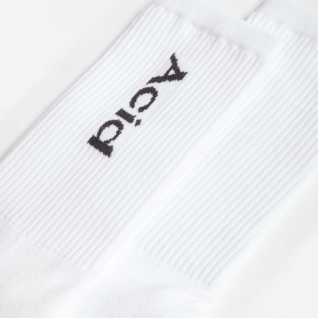 Acid Running Logo Socks, White, Detail Shot 3